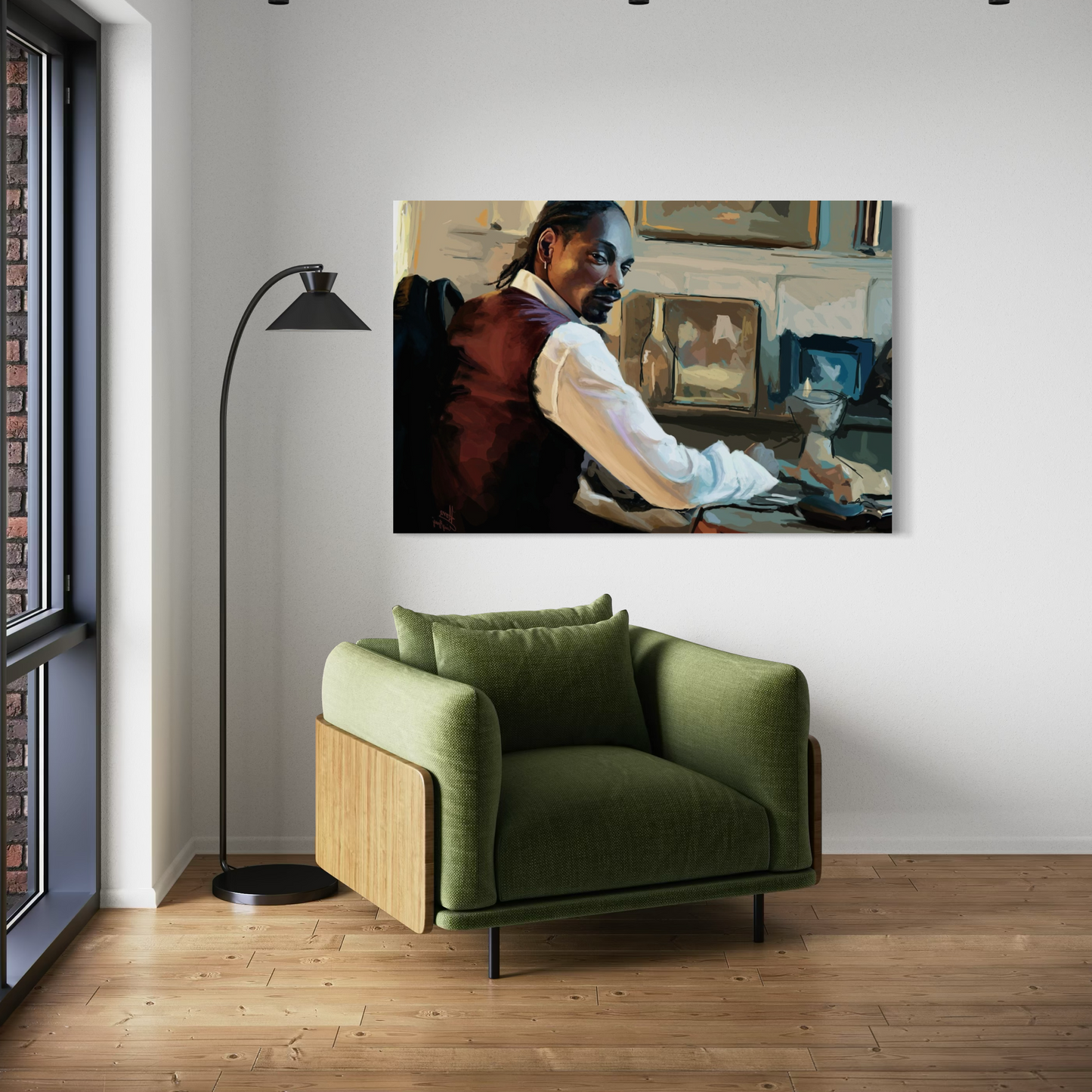 Cuadro decorativo canvas Snoop Dogg 001