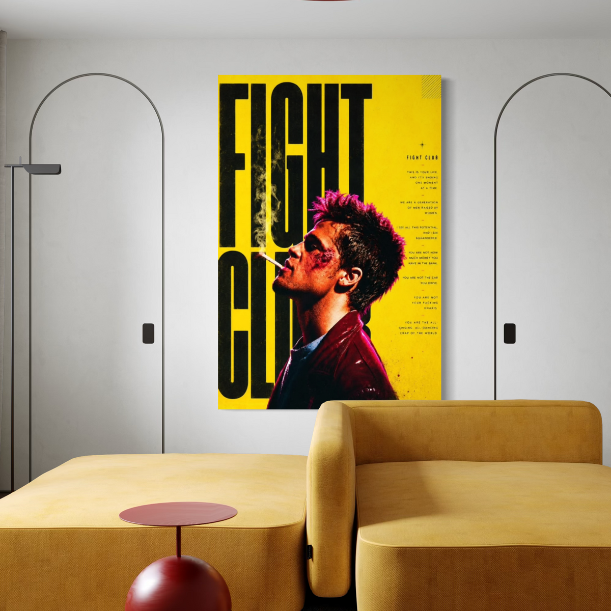 Cuadro decorativo canvas Tyler Durden 006