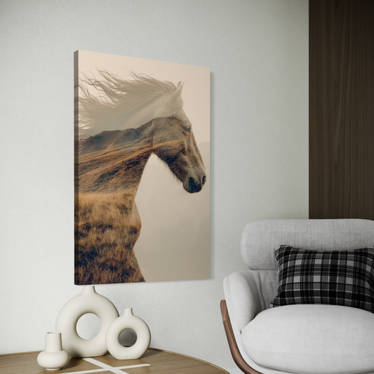 Cuadro decorativo canvas Caballo 007