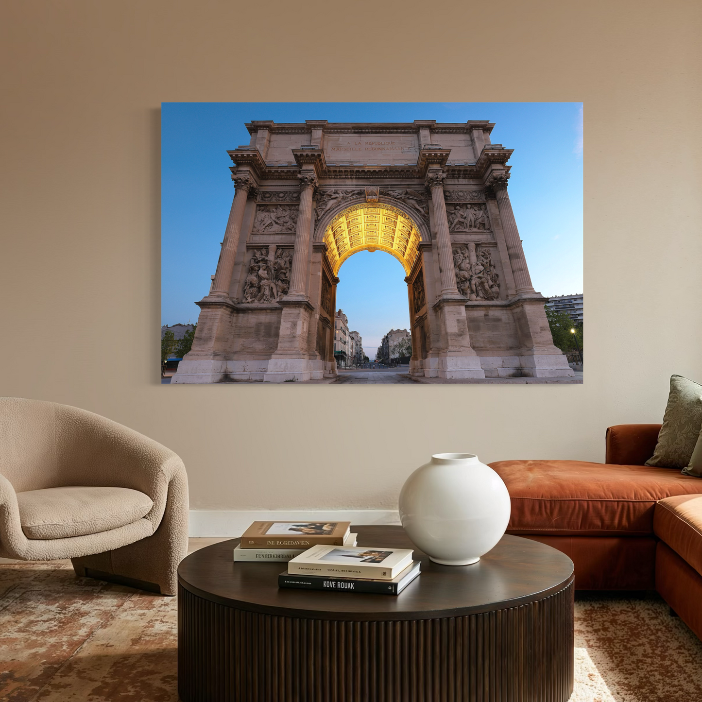 Cuadro decorativo canvas Arco del triunfo 002