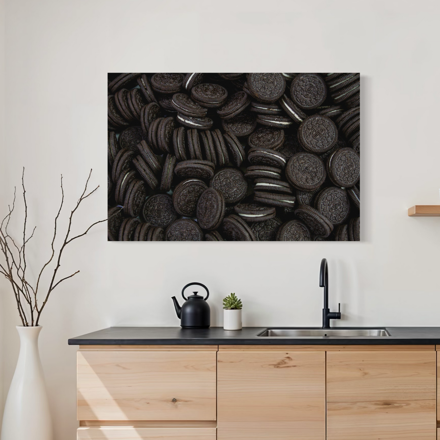 Cuadro decorativo canvas Oreos 001