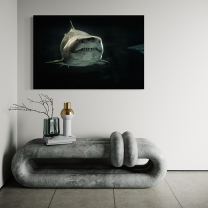 Cuadro decorativo canvas Tiburón 004