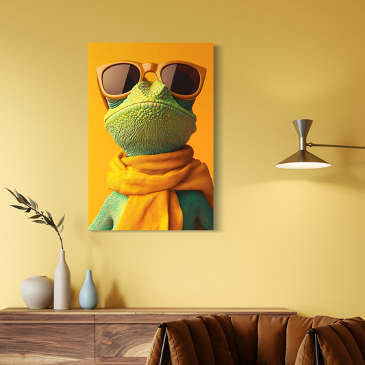 Cuadro decorativo canvas Camaleón 003