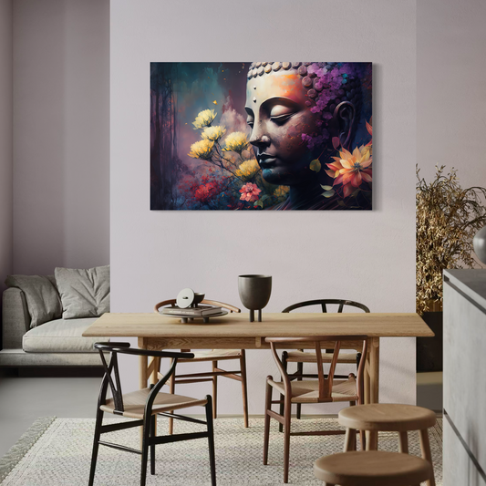Cuadro decorativo canvas Buda 011