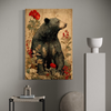 Cuadro decorativo canvas Oso 018