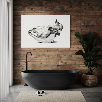 Cuadro decorativo canvas Craneo 001