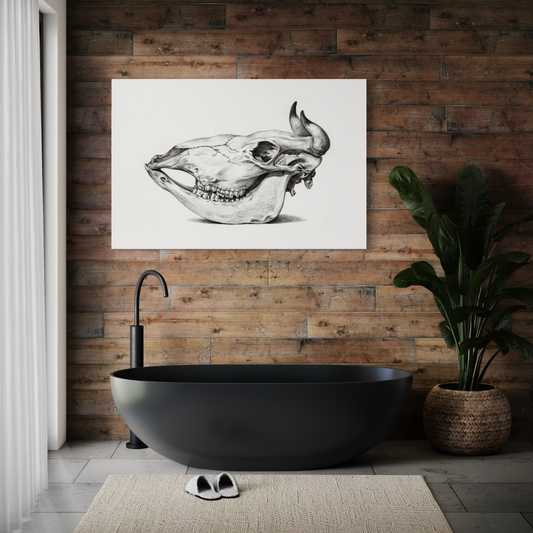 Cuadro decorativo canvas Craneo 001