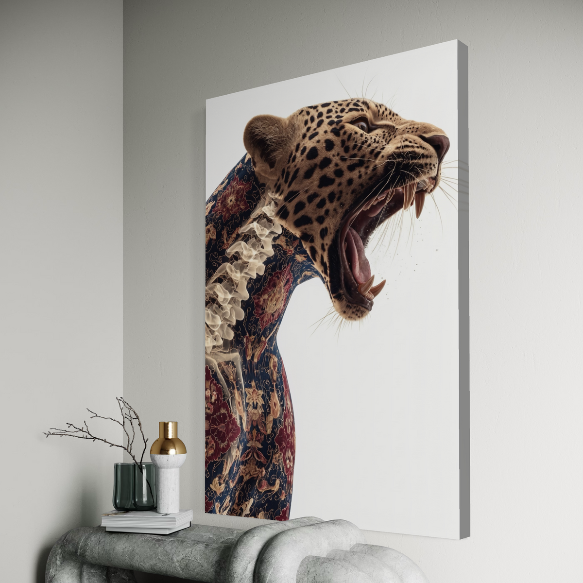 Cuadro decorativo canvas Jaguar 015