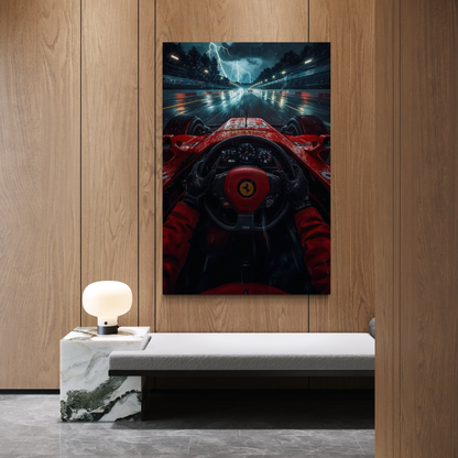 Cuadro decorativo canvas Ferrari 010
