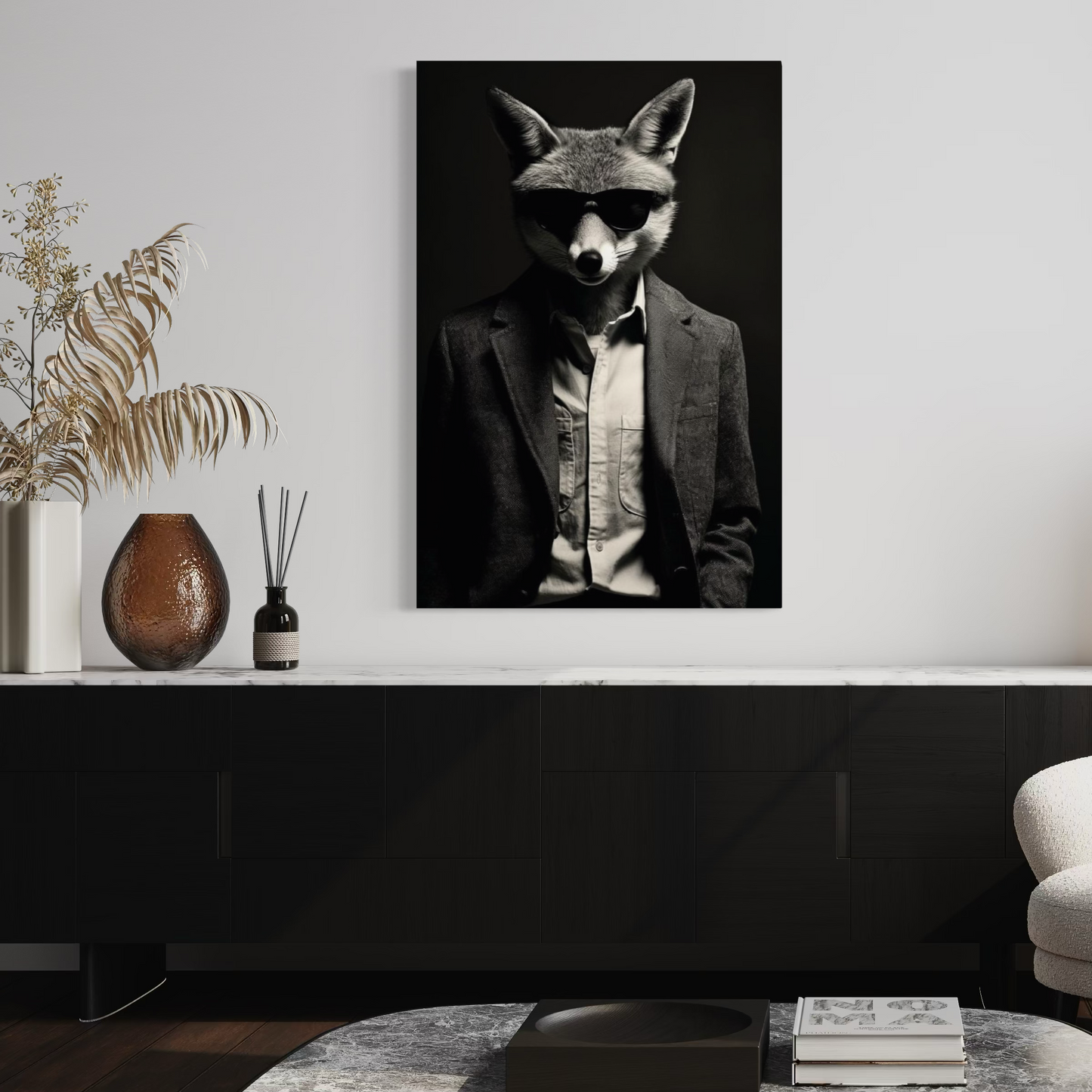 Cuadro decorativo canvas Zorro 007