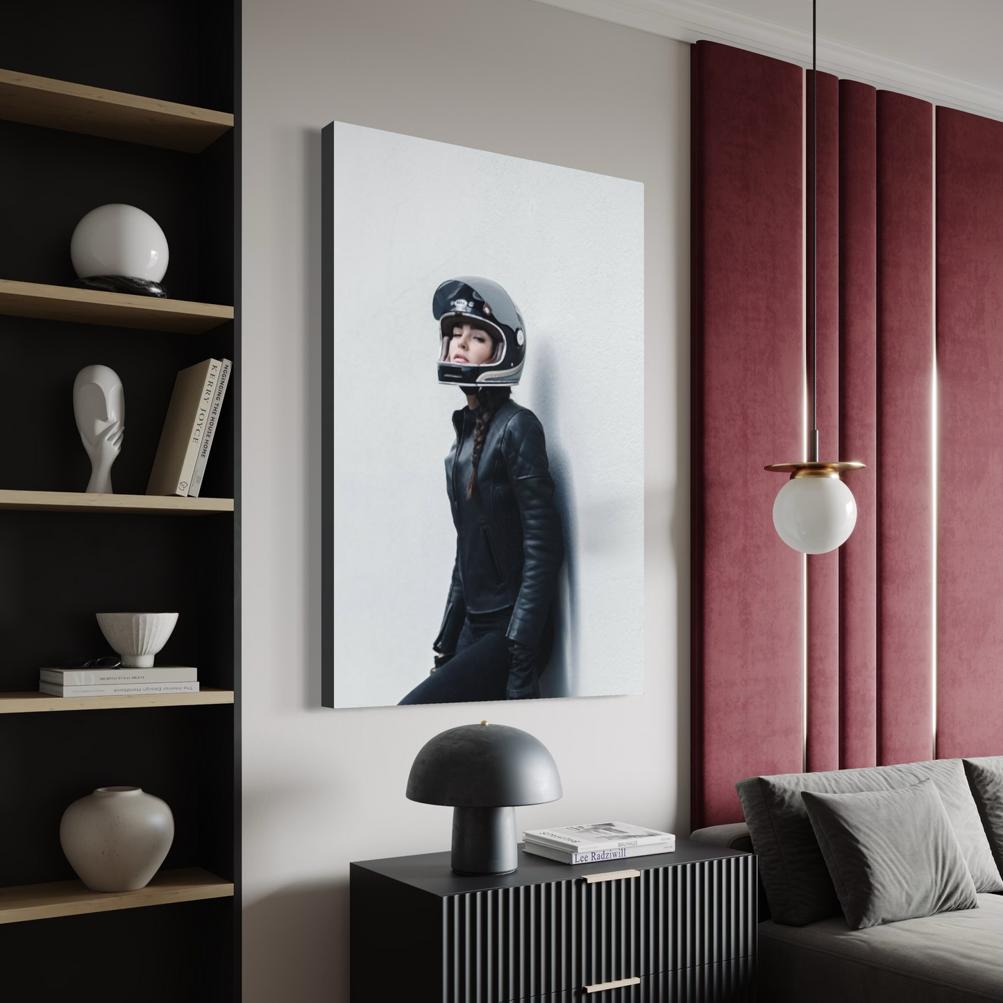 Cuadro decorativo canvas Retro Rider 002