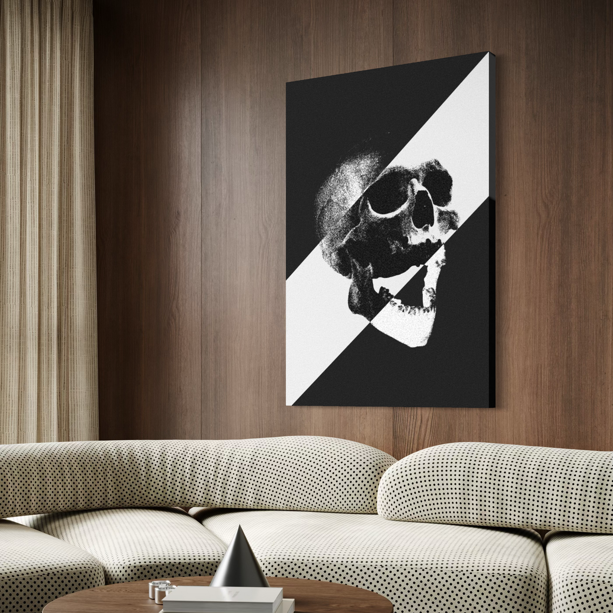 Cuadro decorativo canvas Craneo 007