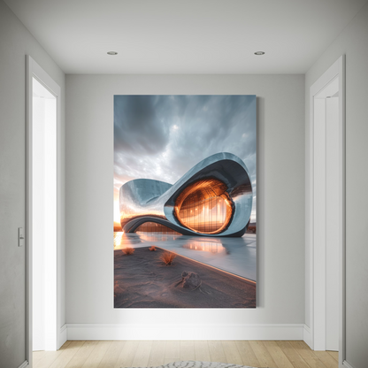 Cuadro decorativo canvas Arquitectura Conceptual 001