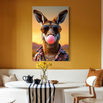 Cuadro decorativo canvas Canguro 002