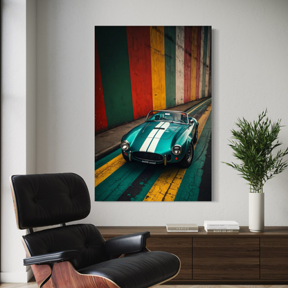 Cuadro decorativo canvas Shelby Cobra 007