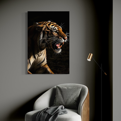 Cuadro decorativo canvas Tigre 018