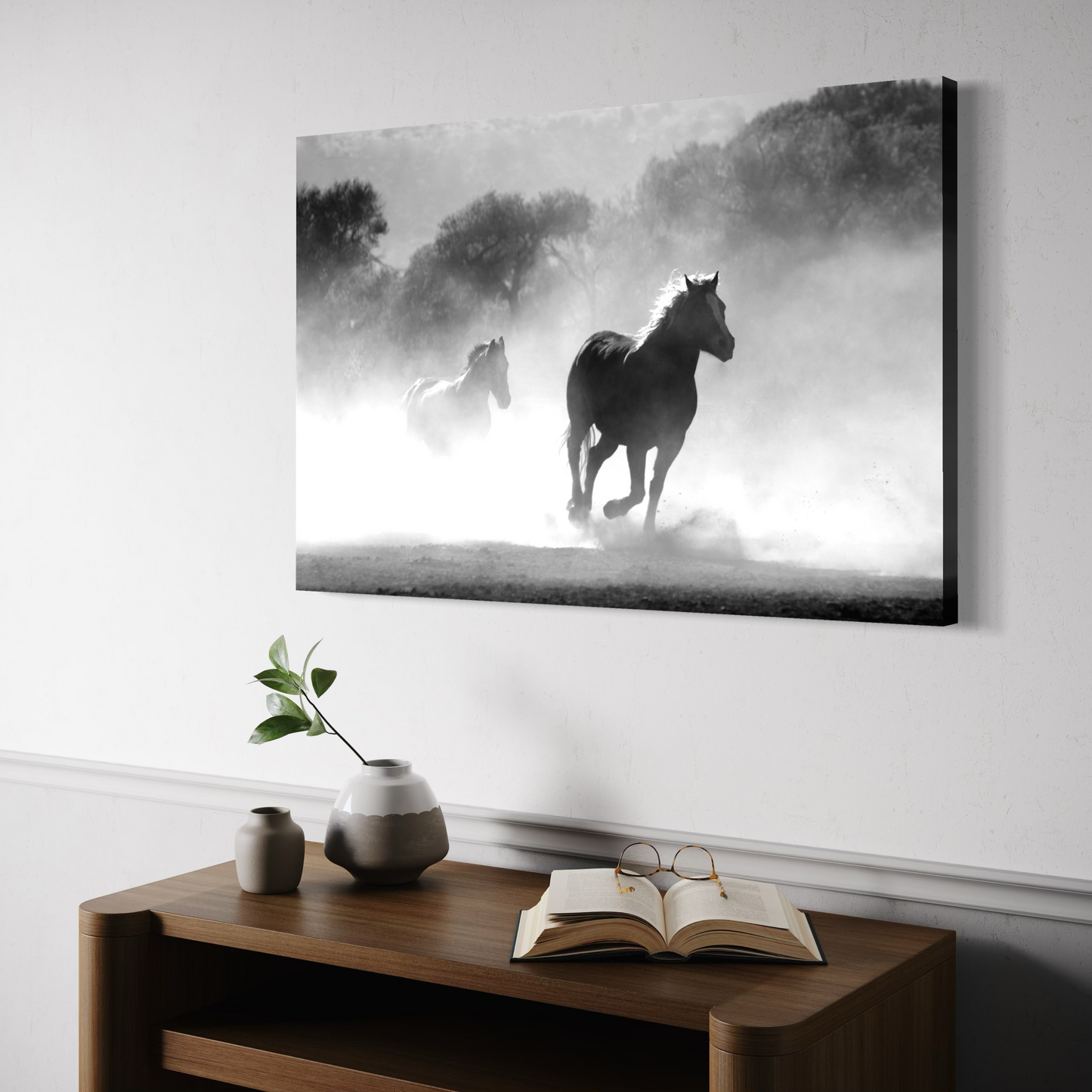 Cuadro decorativo canvas Caballos 003