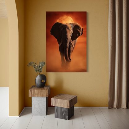 Cuadro decorativo canvas Elefante 015