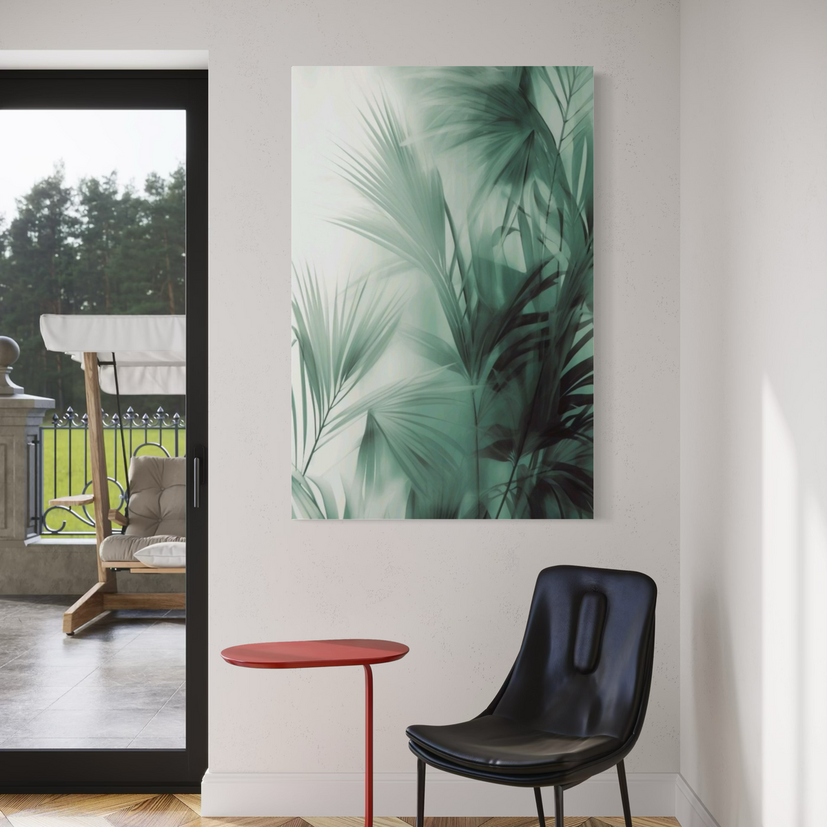 Cuadro decorativo canvas Palmera 004