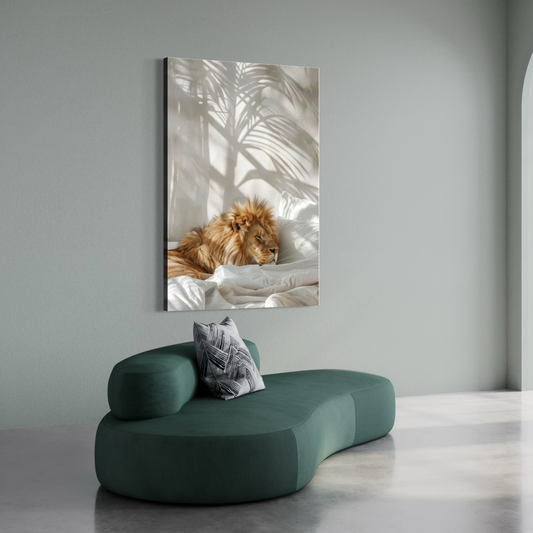 Cuadro decorativo canvas León 020