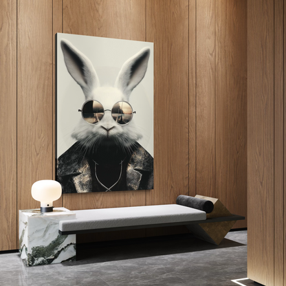 Cuadro decorativo canvas Conejo 014