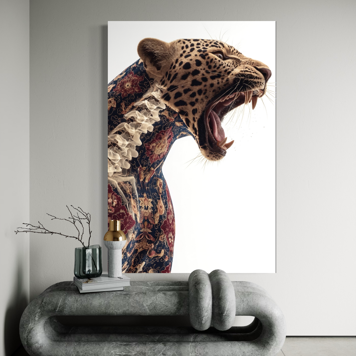 Cuadro decorativo canvas Jaguar 015