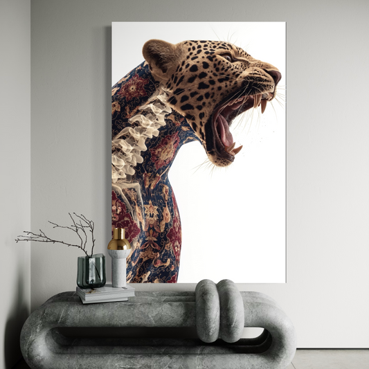 Cuadro decorativo canvas Jaguar 015