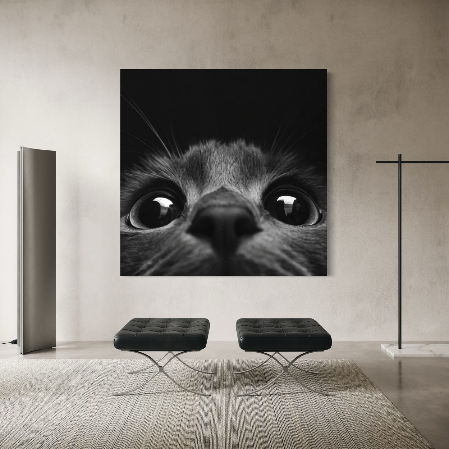 Cuadro decorativo canvas Gato 027