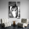 Cuadro decorativo canvas Elefantes 015