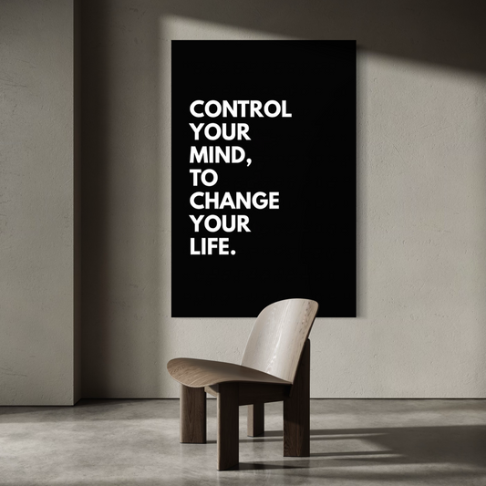 Cuadro decorativo canvas Control your mind