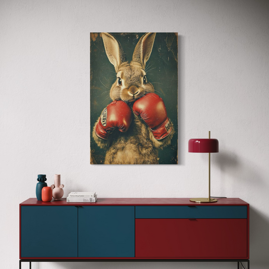 Cuadro decorativo canvas Conejo 016