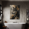Cuadro decorativo canvas Lobo 012