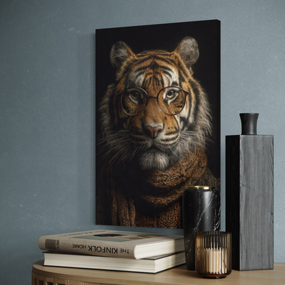 Cuadro decorativo canvas Tigre 013