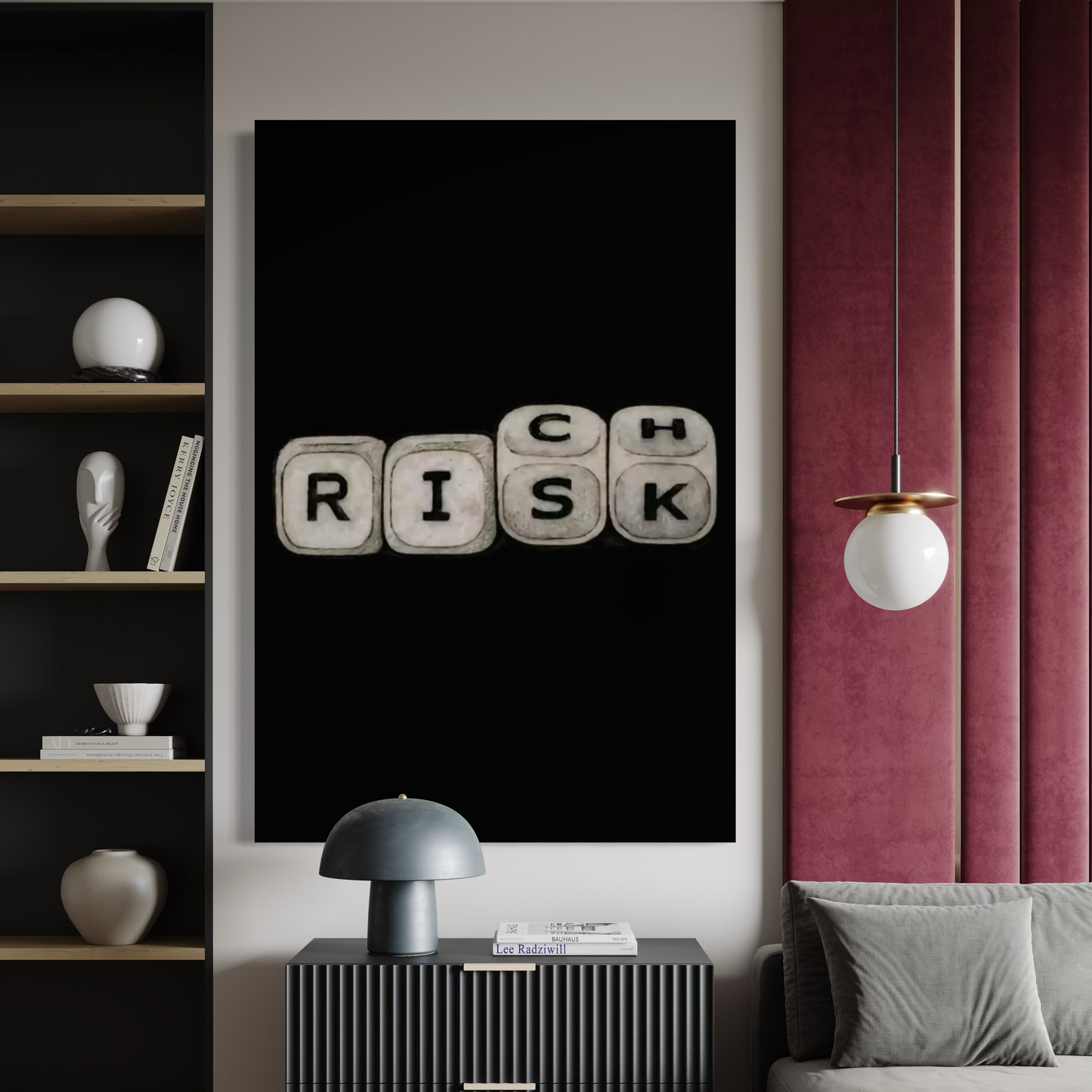 Cuadro decorativo canvas Risk