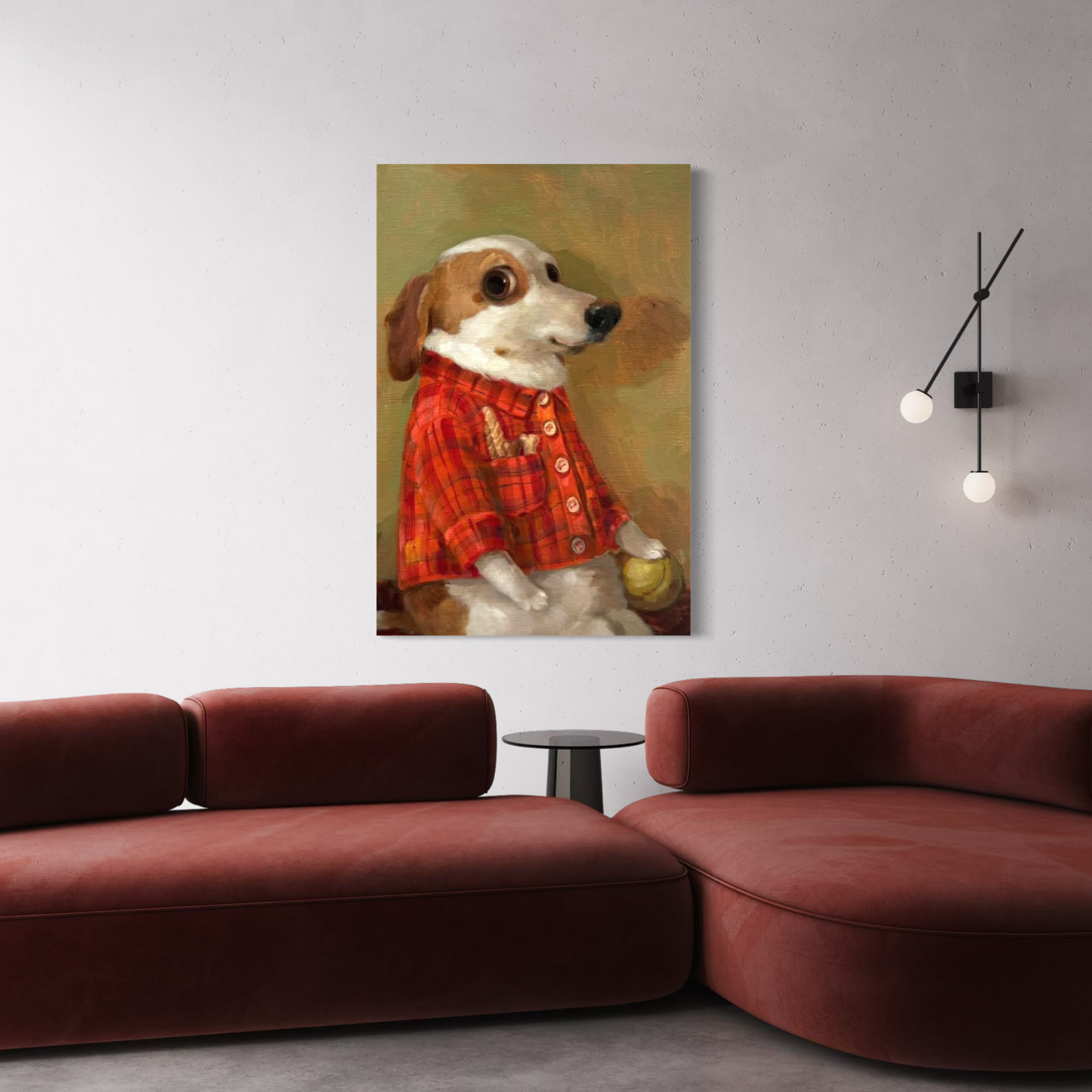 Cuadro decorativo canvas Perro 001