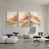Set de 3 cuadros verticales Desert Horizon