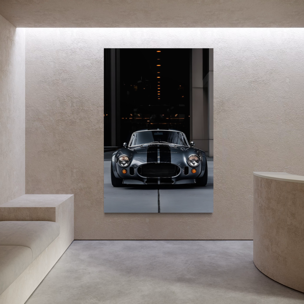 Cuadro decorativo canvas Shelby Cobra 009