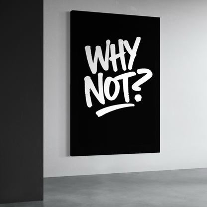 Cuadro decorativo canvas Why not ?