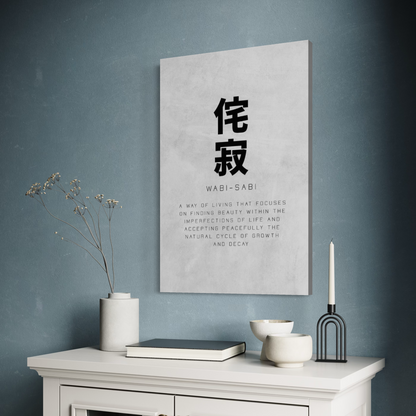 Cuadro decorativo canvas Wabi-Sabi