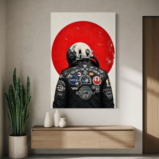 Cuadro decorativo canvas Astronauta 013