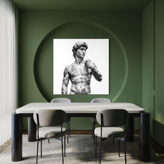 Cuadro decorativo canvas El David 009