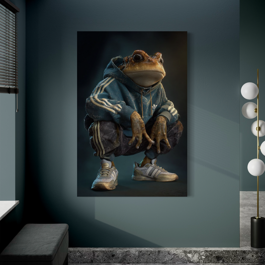 Cuadro decorativo canvas Sapo 001