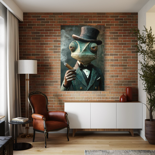 Cuadro decorativo canvas Camaleón 005