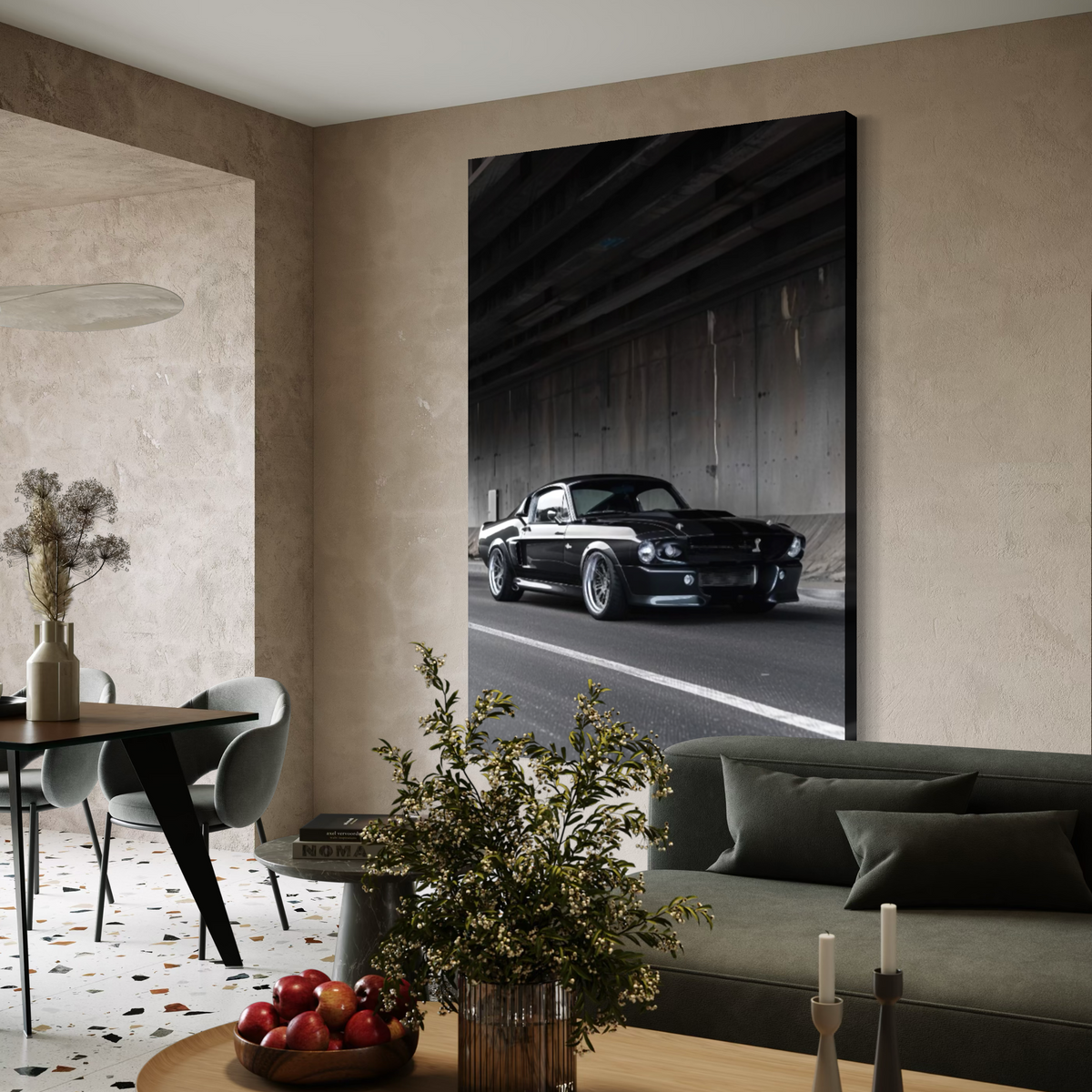 Cuadro decorativo canvas Mustang Shelby GT500