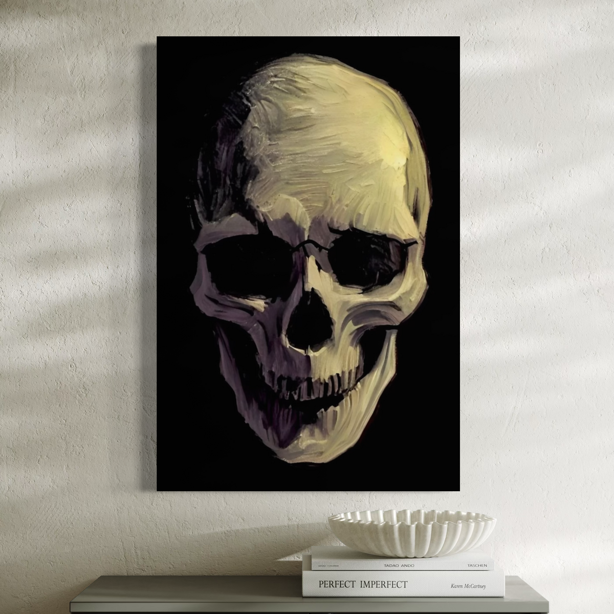 Cuadro decorativo canvas Craneo 006