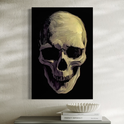 Cuadro decorativo canvas Craneo 006