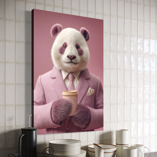 Cuadro decorativo canvas Panda 004