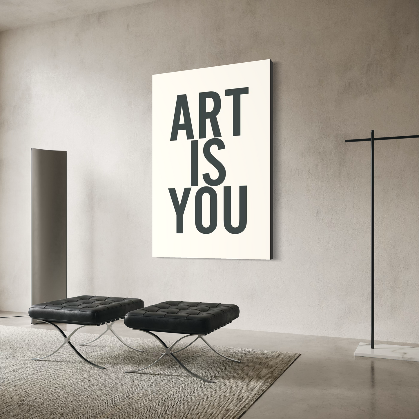 Cuadro decorativo canvas Art is you