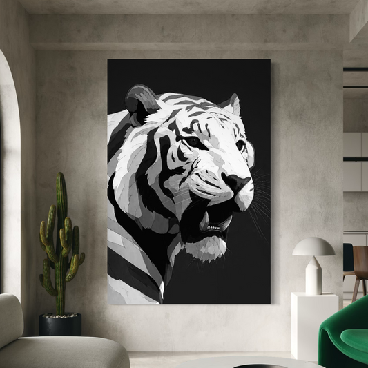 Cuadro decorativo canvas Tigre 019