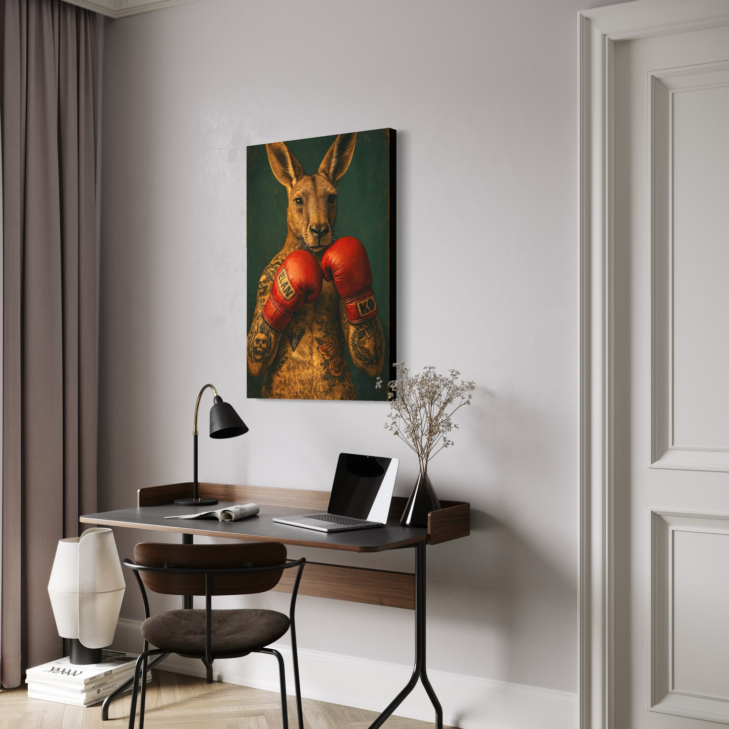 Cuadro decorativo canvas Canguro 001